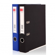 得力5480 快劳夹/打孔文件夹2寸（55mm）黑色/蓝色