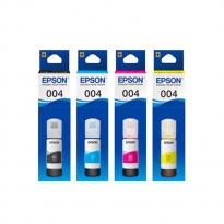 爱普生004系列 原装墨水 C13T00U（黑/青/红/黄）（适用L3258/L3558/L3556/1258L311X/315X/L316X/325X/326X系列等）