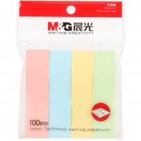 晨光YS-13 优事贴/便条纸 四分条 76*19mm 20包/盒