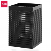 得力908 方形笔筒（加厚）