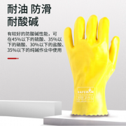 君御7906浸塑手套 耐油耐酸碱28CM 10付/包 100付整箱