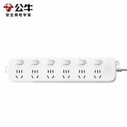 公牛GN-313 电源插线板 新国标六位分控 3米