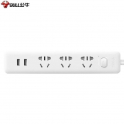 公牛GNV-UUA123电源插线板 新国标三位总控 带USB 1.5米