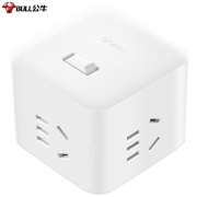 公牛GNV-UEB04W四孔魔方插座 无线