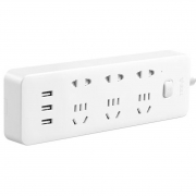 公牛GN-UUB126电源插线板 新国标六位总控 带USB 3米