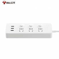 公牛GN-B3033电源插线板 新国标三位分控 带USB 1.8米
